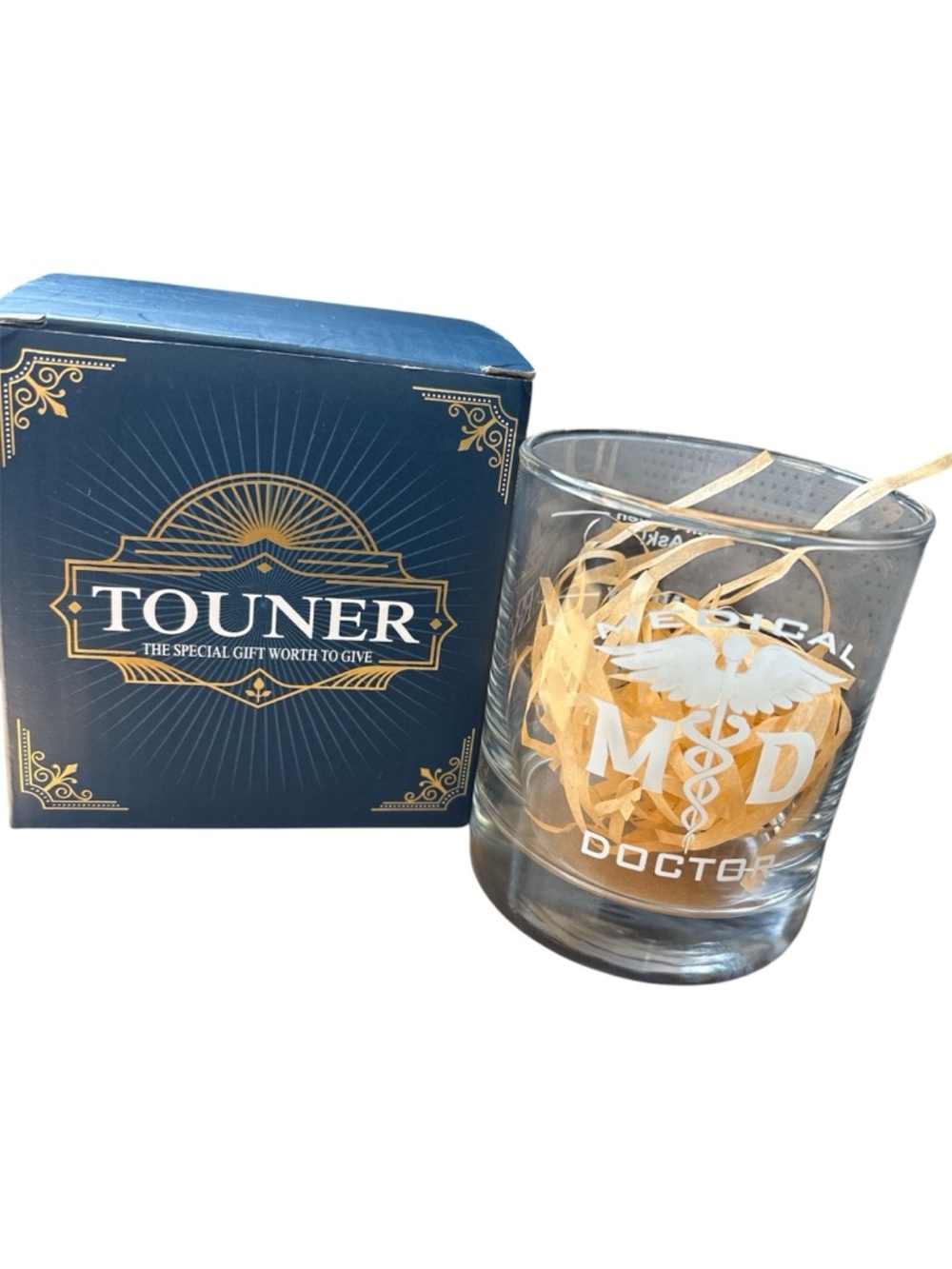 TOUNER Medical Doctor Whiskey Glass - Dr Gift